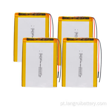 6000mAh 3.7V Bateria de polímero de li personalizado (357095)
